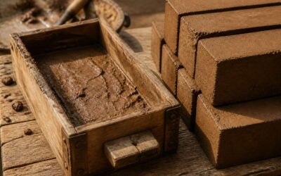The bricks making box that transforms clay into bricks.